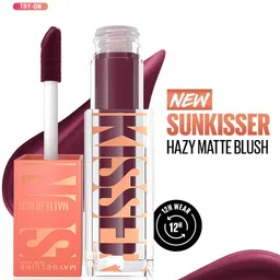 Maybelline New York Sunkisser 12H Long Wear Hazy Matte Liquid Blush 4.7g - Berry Brunch-picture-22