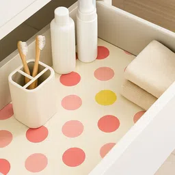 TASKHOUSE White & Pink Polka Dot Printed Drawer Organiser image 2