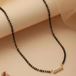 Anouk Gold-Plated Crystals Mangalsutra-picture-44