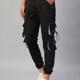 CHROME & CORAL Men Cargos Trousers image 5