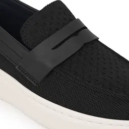 Mast & Harbour Men Textured Lightweight Penny Loafers Slip-On Sneakers Casual Shoes image 2