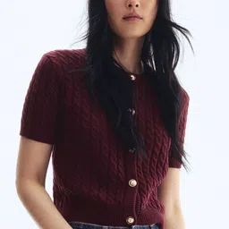 H&M Cable-Knit Cardigan image 1