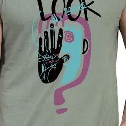 SLOWLORIS Men Pack of 2 Printed Bio-Wash Combed Cotton Innerwear Vests image 4