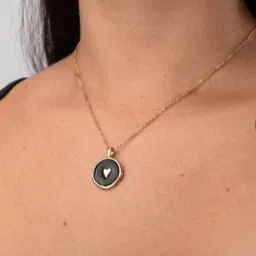 DressBerry Gold-Plated Stainless Steel Artificial Stones & Beads Necklace image 2