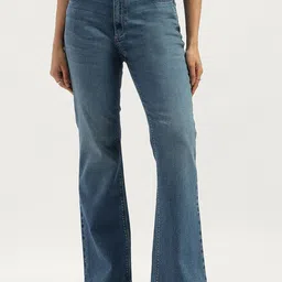 United Colors of Benetton Women Regular Fit High-Rise Light Fade Jeans-image-43