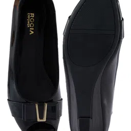 Rocia Women Wedge Heel Peep Toes with Bows image 4