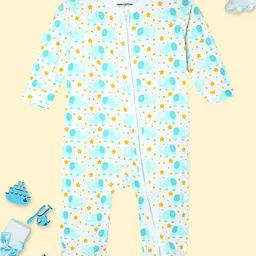 The Mom Store Kids Printed Pure Cotton Sleepsuit-image-52