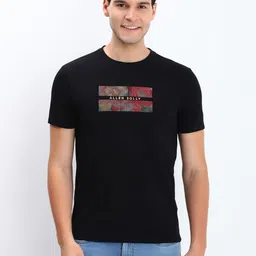 Allen Solly Men Graphic Printed Round Neck Cotton Slim Fit T-shirt-picture-13