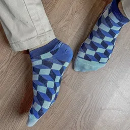 The Tie Hub Patterned Cotton Ankle Length Socks image 3