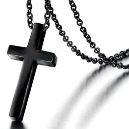 APUNKA D FASHION Unisex Cross Pendant With Chain-image-52