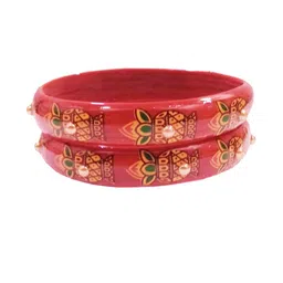 SAVORADE Red Glass Bangle image 3