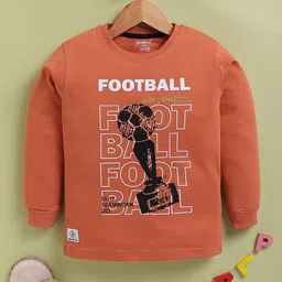 Biskid Boys Bronze Round Neck Regular Fit Long Sleeves Tshirts-picture-22