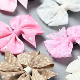 FUNKRAFTS Girls Set of 6 Embellished Alligator Hair Clip image 4