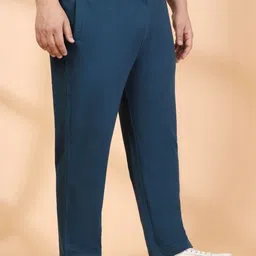 plusS Men Mid-Rise Track Pants image 2