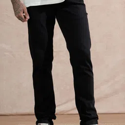 WROGN Men Comfort Slim Fit Mid-Rise Jeans-picture-22