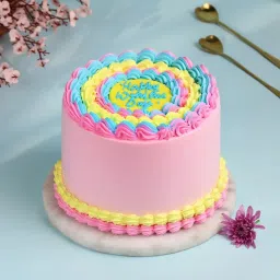 Vibrant Delight Womens Day Cake-image-96