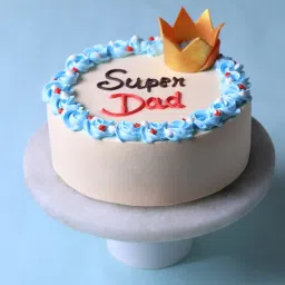 Crown N Rosettes Super Dad Cake image 2