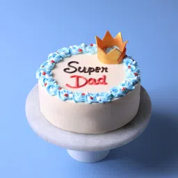 Crown N Rosettes Super Dad Cake image 3