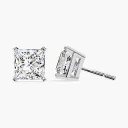 VALANOVA 14Kt Gold Lab Grown Diamond Earrings- 1.28g image 5