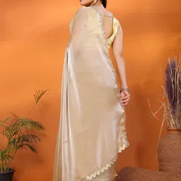 Anouk Beads and Stones Organza Saree image 5
