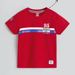 Hopscotch Boys Red BLENDED Tshirts-picture-38