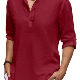 ZELINCO Men Thread Work Kurta image 4