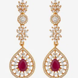 Kushal's Fashion Jewellery Contemporary Drop Earrings image 3