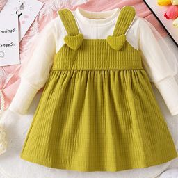 Hopscotch Girls Polyester Printed Dresses-picture-22