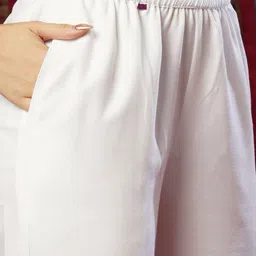 GoSriKi Women Floral Printed Regular Kurta with Trousers & With Dupatta image 3