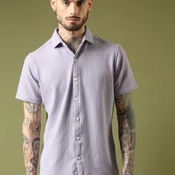 Voroxy Relaxed Textured Casual Shirt image 3