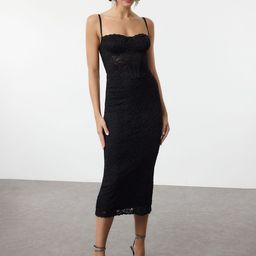 Trendyol Bodycon Midi Dress-picture-5