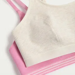 Marks & Spencer Women Pack Of 2 Sleeveless Tank Crop Tops image 3