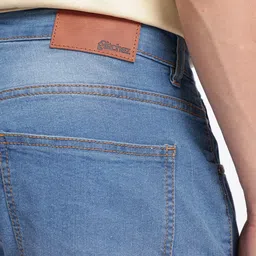 glitchez Men Straight Fit Heavy Fade Stretchable Jeans image 3