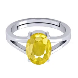 VISHVMA Sapphire Gemstone Studded Finger Ring-picture-28