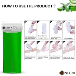 ENORA Roll-On Wax- 150 g- Aloevera image 2