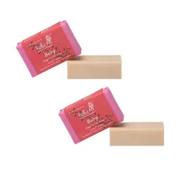 Rustic Art Set Of 2 Baby Organic Oil Soap - 100 g Each image 2