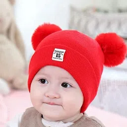 ketkar Unisex Kids Woollen Beanie image 2
