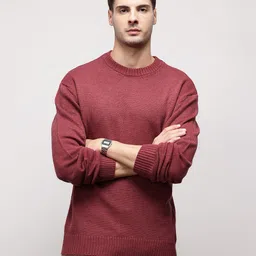 ether Round Neck Drop Shoulder Sleeves Pullover-picture-56