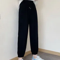 DressBerry Women Relaxed Fit Mid-Rise Joggers-image-8