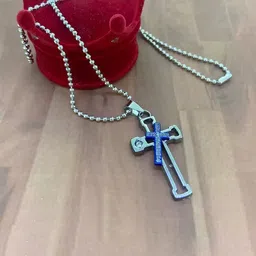 Crazy Fashion Unisex Jesus Cross Pendants With Chains-picture-28