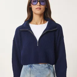 Happiness istanbul Women Ribbed Cardigan-image-58