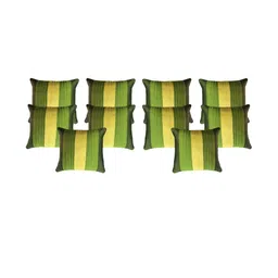 India Furnish Green Silk Square Cushion Cover-image-99