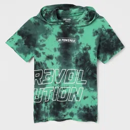 Fame Forever by Lifestyle Boys Dyed Hood Cotton T-shirt image 1