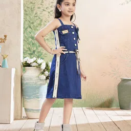 Aarika Denim Pinafore Dress image 2
