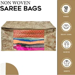 AMAK INC Beige Fabric Multi-Utility Wardrobe Organisers image 2