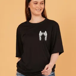 LECOWAR Women Pack of 2 Graphic Printed Round Neck T-shirt-image-49