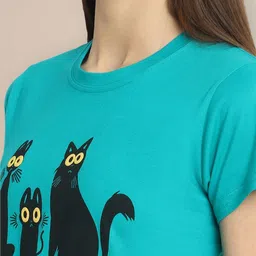 Metronaut Women Typography 2 Printed T-shirt image 5