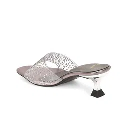 Styli Embellished Party Block Sandals image 5