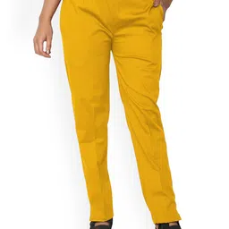 SRISARAS Women Regular Fit Mid-Rise Cotton Peg Trousers-image-43