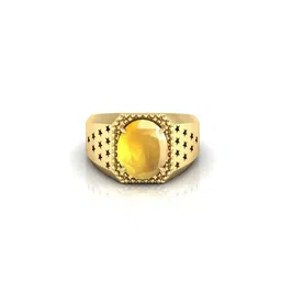 RRVGEM 7.25 Ratti Yellow Sapphire Finger Ring-picture-12